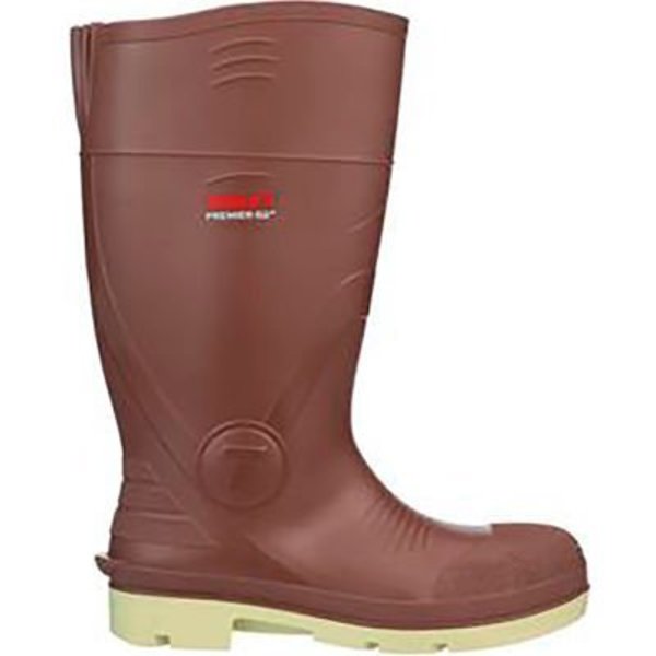 Tingley Premier G2® Knee Boot, Men's Size 7, 15"H, Plain Toe, Chevron Plus® Outsole, Brick Red 93155.07